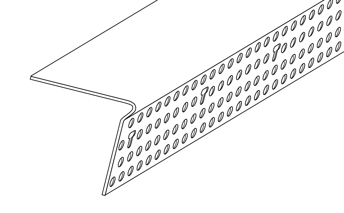 3510 trimtex 25mm l bead 3000mm